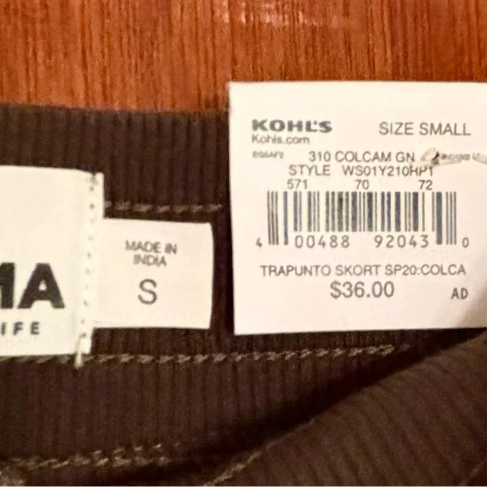 Sonoma Camo Cargo Mini Skort, NWT, Size S - Picture 9 of 10